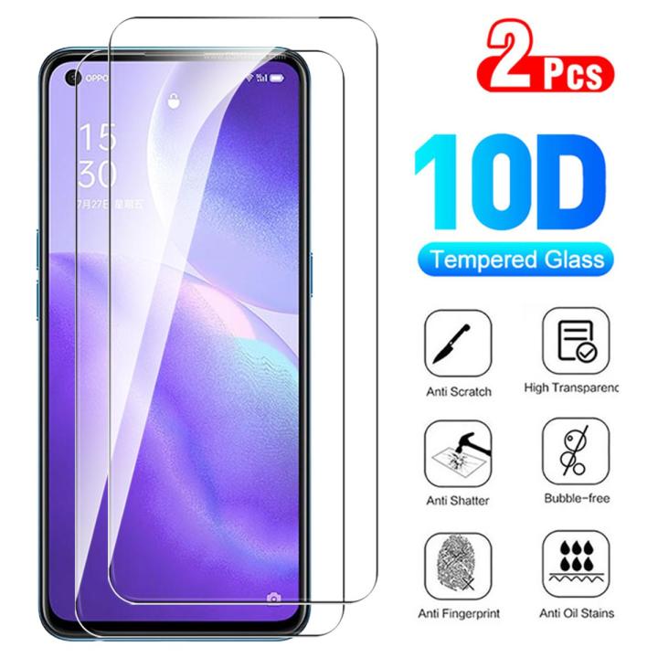 For Oppo Reno5 5G 4G / Find X3 Lite 2Pcs HD Front Screen Protector Glass Film For Oppo Reno 5 5G 4G FindX3Lite Full Coverage Tempered Glass