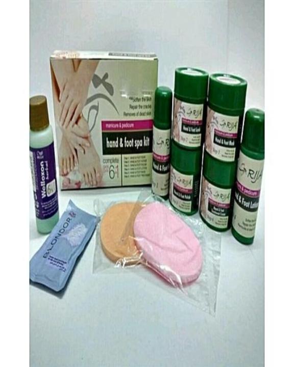 Pack Of 4 - Hand & Foot Spa Kit + Wella Bleach + Blonder + Puff