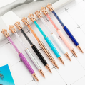Beautiful Crystal Design Crown Shape Fountain Pen For Gifts. 