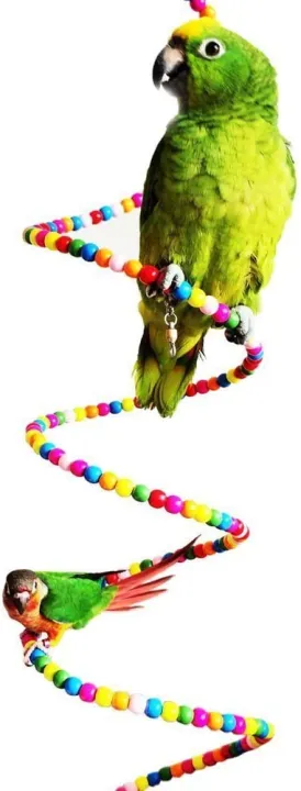 Colourful%20Rotate%20Ladder%20Toy%20for%20Bird%20Parrot%20Budgie%20Parakeet%20Cockatiel%20Conure%20Lovebird%20Finch%20Canary%20Cockatoo%20African%20Grey%20Amazon%20Cage%20Perch%20Stand%20-%20Image%203