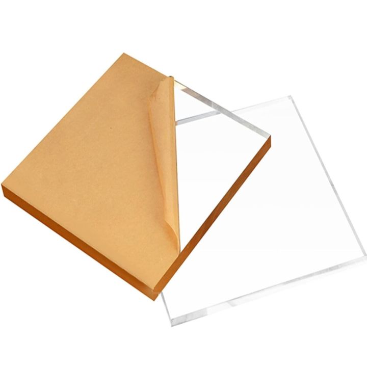 Super Classic Acrylic Transparent Sheet | High-Quality 12x24 - 2/4mm Thickness For DIY & Science Projects | Transparent & Milky White Acrylic Panel with Buff Corners | Acrylic Sheet Transparent | Wall Crafting, Handcraft, Art Work, 3D Logos & Nameplates