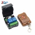 DC 12V 2 Channel Wireless Relay Switch Board RF Remote Control Transceiver Module Kit for Arduino IoT Smart Home. 