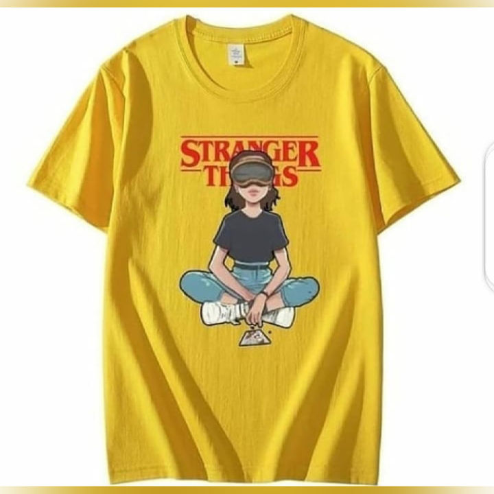 Stranger%20Things%20Printed%20Summer%20Collection%20Half%20Sleeves%20T%20Shirt%20For%20Women%C2%A0And%C2%A0Girls%20-%20Image%203