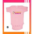 DUNKIN DONUT print Baby onesie. 