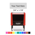 Trodat 4912 Self inking Custom Rubber Stamp Using for paper and card with blue or black. 