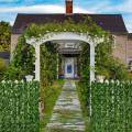 Artificial Ivy Privacy Fence Screen, 118X19.6in Artificial Hedges Fence and Faux Ivy Vine Leaf Decoration for Garden. 