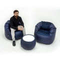 Relaxsit Sports Bean Bag Set – 2 Bean Bag Chairs with a Table – Office and Living Room Seating Solution. 