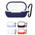 Soft Silicone Protective Earphone Case with Carabiner for Oneplus Buds Z Earbuds. 