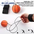 Hand Ball Toy Kids Hand Ball Wristband Toy Fun Rubber Bouncing Ball Game for Children Outdoor Elastic Rope Exercise Toy Favorite Sturdy Wrist Strap Toy. 