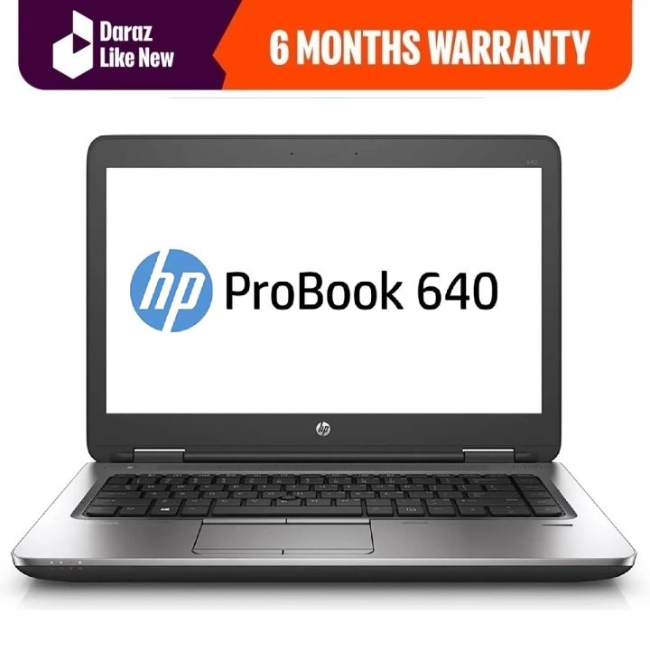 Hp Probook 640 G3 - Core i5 7th Generation - 8GB RAM - 256GB SSD - 14inch Screen - Windows 11 Licensed (FREE LAPTOP BAG) - Daraz like new laptops