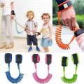 1PC - Anti Lost Wrist Link Wristband Baby Safety Strap Kids Toddler Belt Walking Rope PU Link Adjustable Harness Hand Ring Children. 