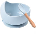 Baby Feeding Set 3pcs Silicone Suction bowl Spoon & Fork for Kids. 