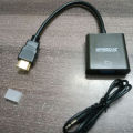 Speed X HDMI to VGA Converter (HDMI to VGA Converter with Sound). 