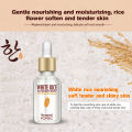 ROREC White Rice Whitening Glowing Face Serum BIOAQUA Whitening Brightening Exfoliating Facial Scrub Gel - Pack of 2 Deal - 15ml - 240gm. 