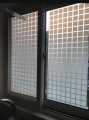 Modern Abstract Geometric Self-Adhesive Privacy Frosted Glass Film for Home Decor. 