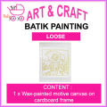 Babyyaya Batik Painting - Batik Colouring / kids adult colouring / mainan kanak-kanak / diy / color painting craft / art craft / Malay Traditional / Traditional Kelantan / Batik Painting / Batik For Kids / Stationery / Batik Canvas / Painting. 