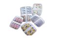 Melamine Rectangular Sauce Dishes small Bowls for Soy Sushi Dipping Appetizer Serving Dish for Sauces Compartment 2 Dish. 