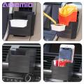 Car Snack Organizer Universal Car Air Vent French Fries Holder with Seasoning Box Auto Snacks Storage Case for Car French Fries Cup. 