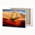 Boat Handmade Painting on Canvas Home decoration items Wall Art for Home Decor 8x12 inch / 12x18 inch / 20x14 inch / 20x30 inch - Ayesha Art Centre. 