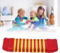 Clatter Pillar musical Wood Sounder, Tooth Wood Type Sounder Percussion Orff Musical Instrument Castanets Clapper for Kids Toddlers Early Education (red) Other Children'S Outdoor Toys. 