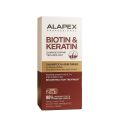 Alapex Biotin and Keratin 2 in1 Shampoo + Hair Mask Straightening Smoothing 600ml+300ml. 