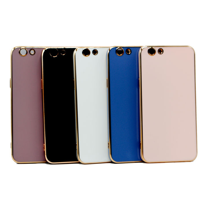 Oppo F1s Back Cover Soft Multi Golden Border Camera Protection Cover For Oppo F1s