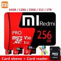🔥【Readystock】 + FREE Shipping+ COD 🔥Xiaomi Hongmi Mi Pro Class10 Memory Card 64GB/128GB/256GB/512GB 100MB/s Micro SD TF Card for Yoosee V380. 