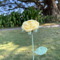 Diy Rose Bouquet Vibrant Faux Rose Crochet Long Stem for Wedding Centerpieces Gifts Southeast Asian Buyers' Favorite Rose Flower Centerpiece. 
