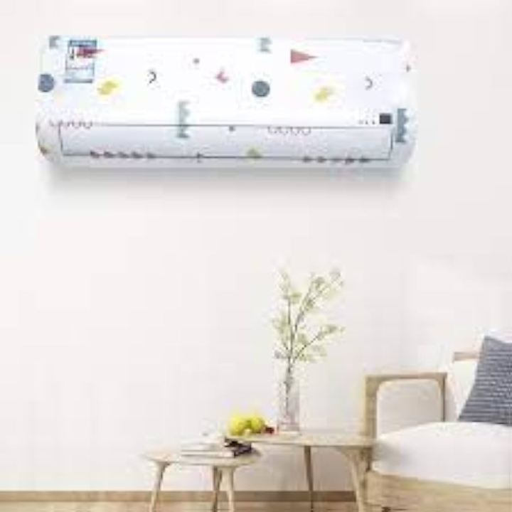 New Arrival Cute Printing Foldable 1 Ton AC Cover Air Conditioning Cover (Random Print)