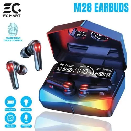 M28%20TWS%20Bluetooth%20Earphone%20Wireless%20Headphones%20Earbuds%20Blutooth%20Handfree%20Headsets%20With%20Charging%20Box/M28%20Bluetooth%20Earbuds%205.3%20Gaming%20Earbuds%20-%20Image%203