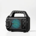 Portable Bluetooth Speaker GTS1552 with RGB Lights Torch FM USB Solar Rechargeable. 