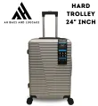 ABS Medium Trolley suitcase 24" Inch ABS Hardside Spinner 4 Wheel Luggage 360 wheels fibre body lock supported. 