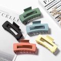 Hair Clips, Big Hair Clips for Thick Long Curly Hair, Strong Hold Jaw Clip Oversized Non-slip Square Hair Clips for Women & Girls, Durable Matte Clips, Hair Accessories. 