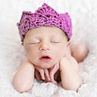 Cute Newborn Baby Girl Boy Crochet Crown Tiara Headband Knitted Headwear. 