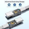 USB-C to 8-Pin Connector Cable, Fast Charging & PD Support for iPhone, Compatible with iOS Devices. 