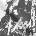 Men's Nana Osaki black stones T shirt manga anime 100% cotton clothes vintage short sleeve round collar tees gift idea T-shirt. 