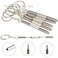 Mini 3 in1 Eyeglass Screwdriver Sunglass Watch Repair Kit Tool with Keychain. 