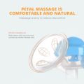 Premium Silicone Massage Pad Manual Milk Breast Pump with baby bottle (Single), Mass Hand Pump for Breastfeeding.. 