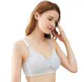 Maternity Button Bra Front open Cup B C D For Women with Floral & Random Design Baby breast feeding 100% Cotton - Wireless Bra For Women And Girls. 