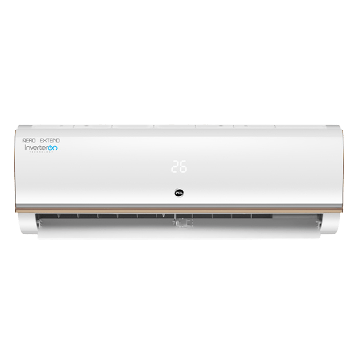 PEL Inverter AC | Model PINV-12K InverterOn AERO Extend  | 1 TON | Heat & Cool Air Conditioner | Auto Cleans | Low Voltage Operate 140 V | 10 Years Compressor And 5 Year PCB Kit Warranty With Free Installation