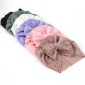 New Baby Turban Hat Candy Color Bow Knotted Hats Summer Breathable Newborn Fetal Cap Soft Elastic Infant Girl Bonnet Beanie. 
