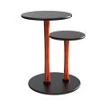 Side Table/Center Table/Beside Table (Modern Double Top Round Coffee Table). 