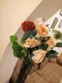 Artificial Rose Flower bouquet For Home,Wedding & Party Decoration (without vase)-European Import. 