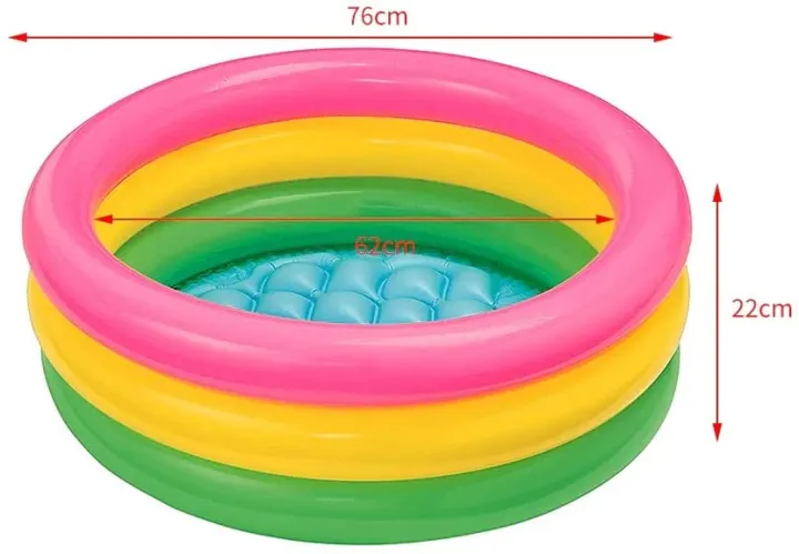 61cm%20x%2022cm%20Inflatable%20Kids%20Pool%20Bath%20Tub%20Beach%20Swimming%20Pool%20Party%20for%20Kids%20-%20Image%205