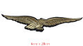 Golden flying eagle Embroidery badge clothes Iron on Sew on Patch#888. 