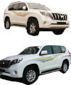 car side decal body stickers for Toyota LAND CRUISER PRADO2010. 