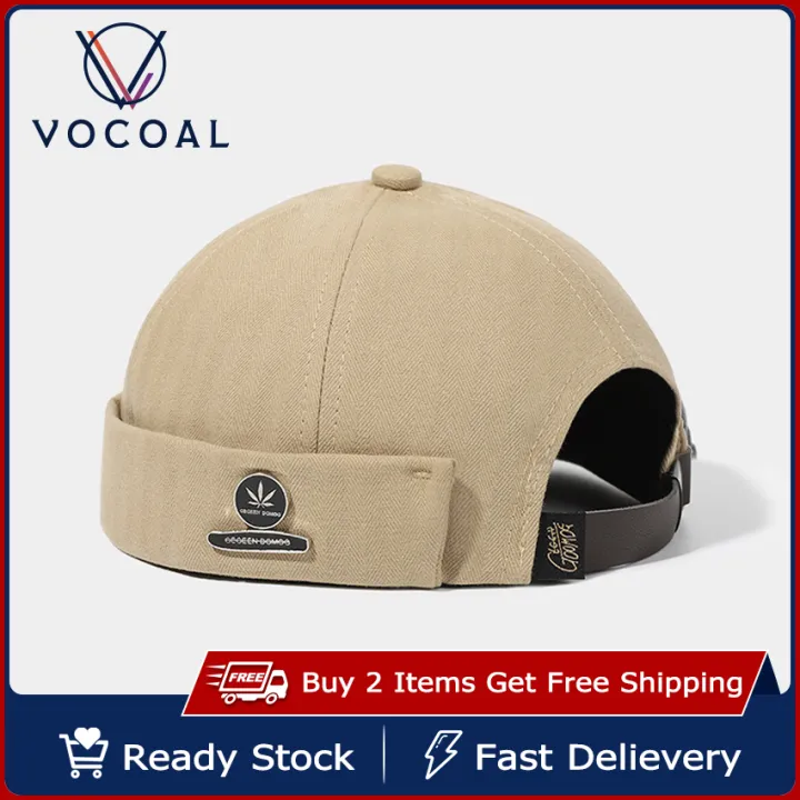 Vocoal%20Cap%20For%20Men%20Dome%20Melon%20Beanie%20Hats%20Adjustable%20Docker%20Cap%20Fashion%20Men's%20Landlord%20Hat%20H-ip%20Hop%20B-rimless%20Hat%20Spring%20And%20Summer%20Street%20T-rend%20Melon%20Hat%20Embroidery%20Retro%20Cap%20-%20Image%202