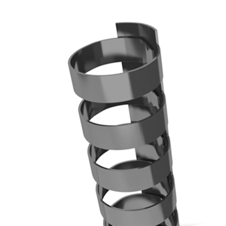 Pack of 50 – Plastic Binding Spirals (Comb) 21 Rings 28mm Black – Durable Spiral Comb for Binding Up to 270-300 Sheets, Reports, Presentations, Manuals & More