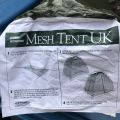 BRITISH ARMY SURPLUS ISSUE FERRINO 2 MAN FREE STANDING MOSQUITO NET TENT,BIVI  2 SEPERATE ROOM MESH NET TENT CAMPING TENT. 