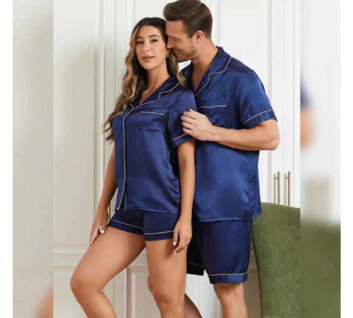 Luxury Couple Nightwear Set | Bridal and Groom Night Suit, Soft and Comfortable Fabric
